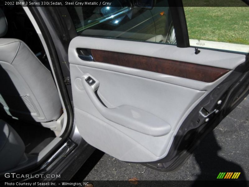 Steel Grey Metallic / Grey 2002 BMW 3 Series 330i Sedan