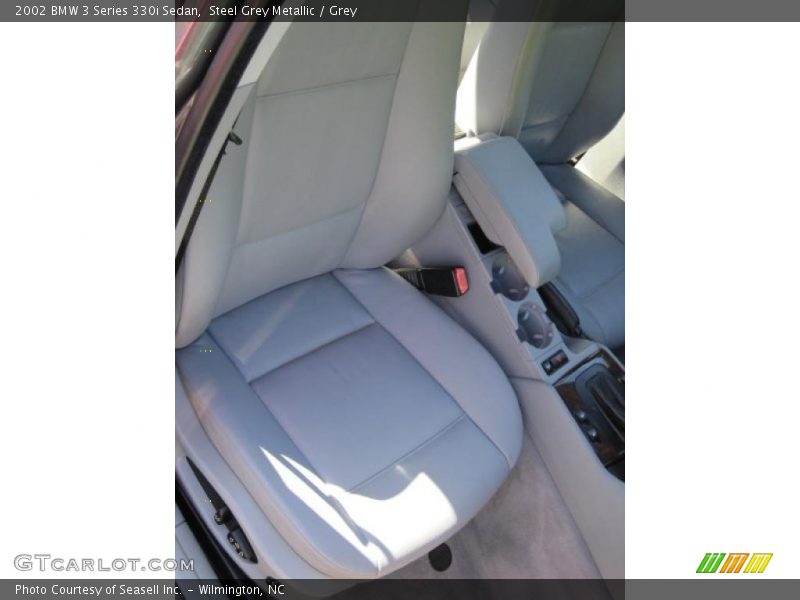 Steel Grey Metallic / Grey 2002 BMW 3 Series 330i Sedan