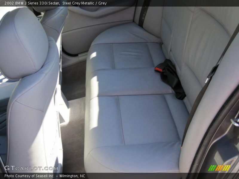 Steel Grey Metallic / Grey 2002 BMW 3 Series 330i Sedan