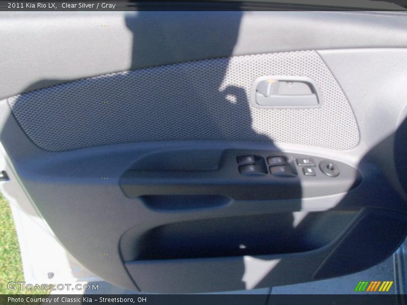 Clear Silver / Gray 2011 Kia Rio LX
