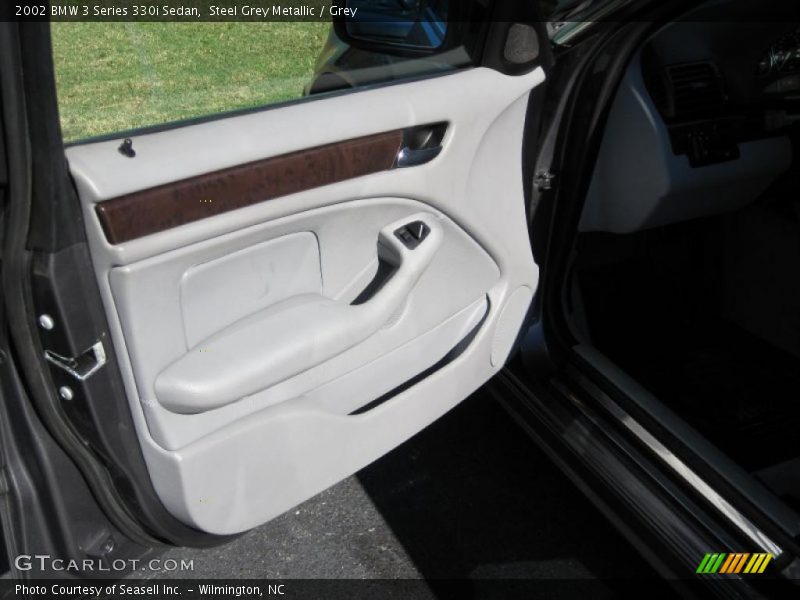 Steel Grey Metallic / Grey 2002 BMW 3 Series 330i Sedan