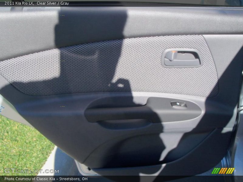 Clear Silver / Gray 2011 Kia Rio LX