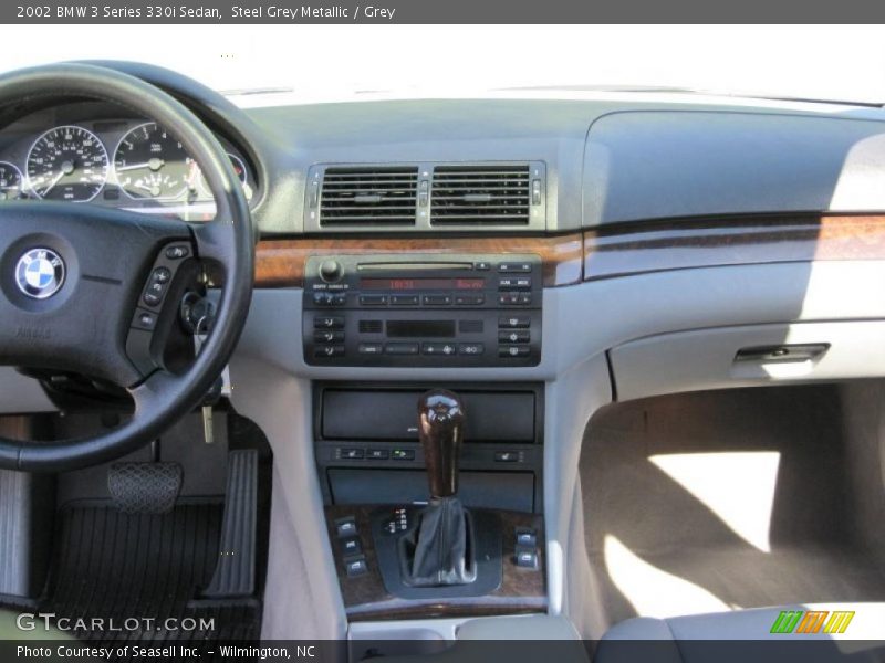 Steel Grey Metallic / Grey 2002 BMW 3 Series 330i Sedan