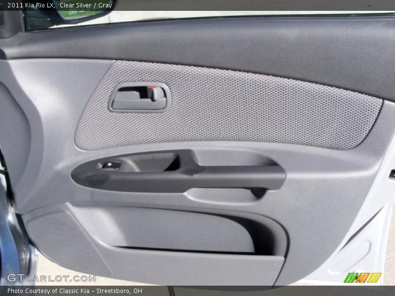 Clear Silver / Gray 2011 Kia Rio LX