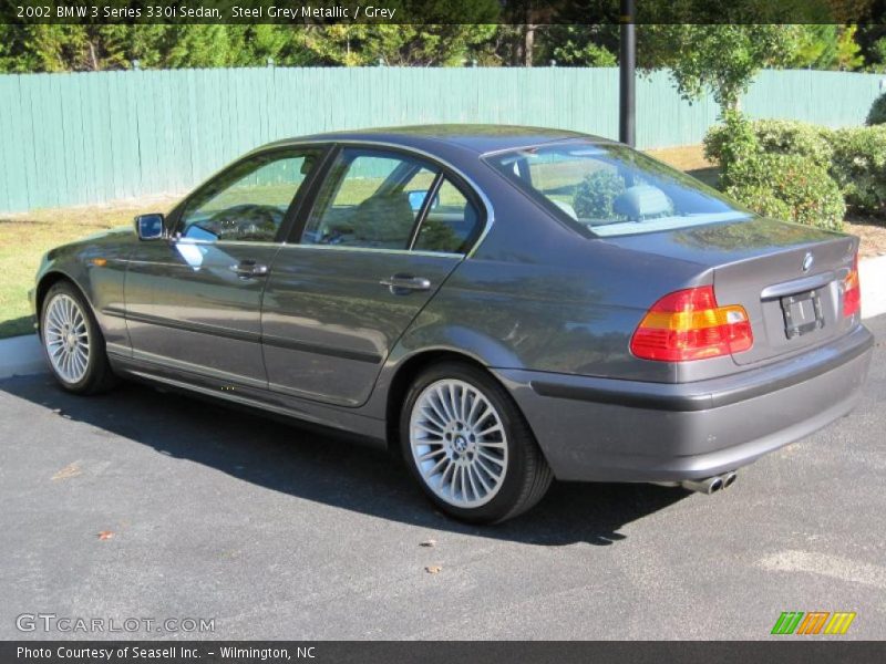 Steel Grey Metallic / Grey 2002 BMW 3 Series 330i Sedan