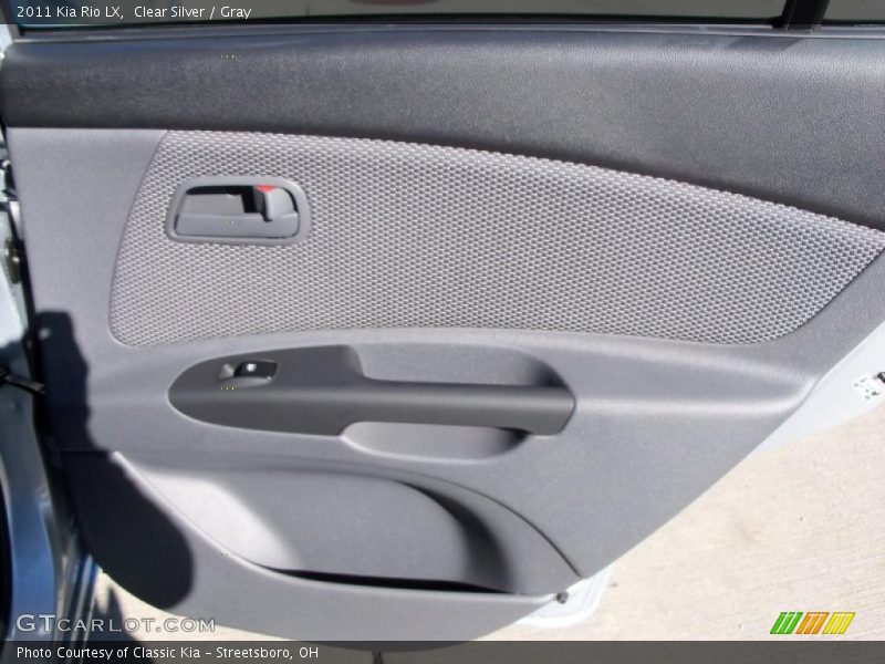 Clear Silver / Gray 2011 Kia Rio LX