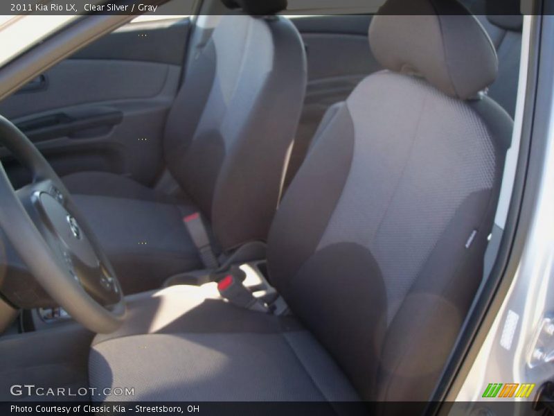 Clear Silver / Gray 2011 Kia Rio LX