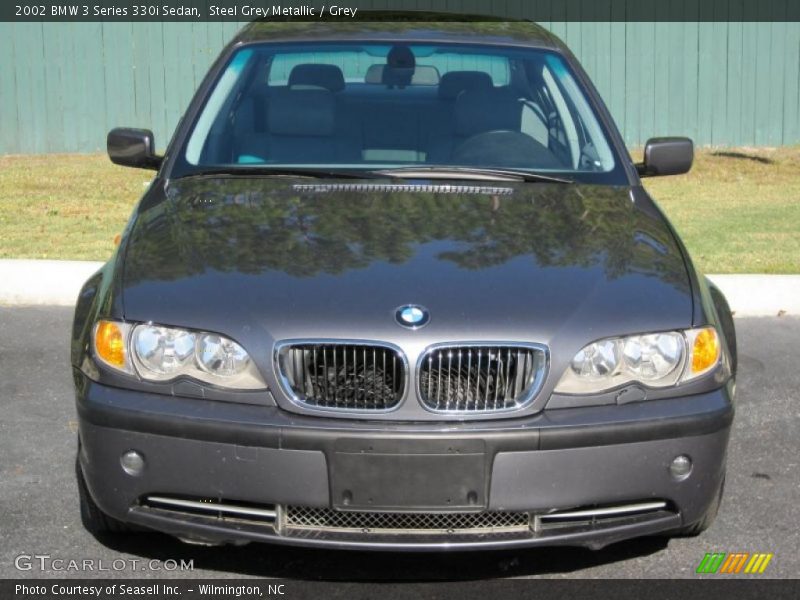Steel Grey Metallic / Grey 2002 BMW 3 Series 330i Sedan