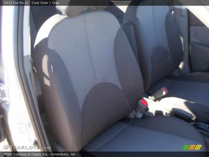 Clear Silver / Gray 2011 Kia Rio LX