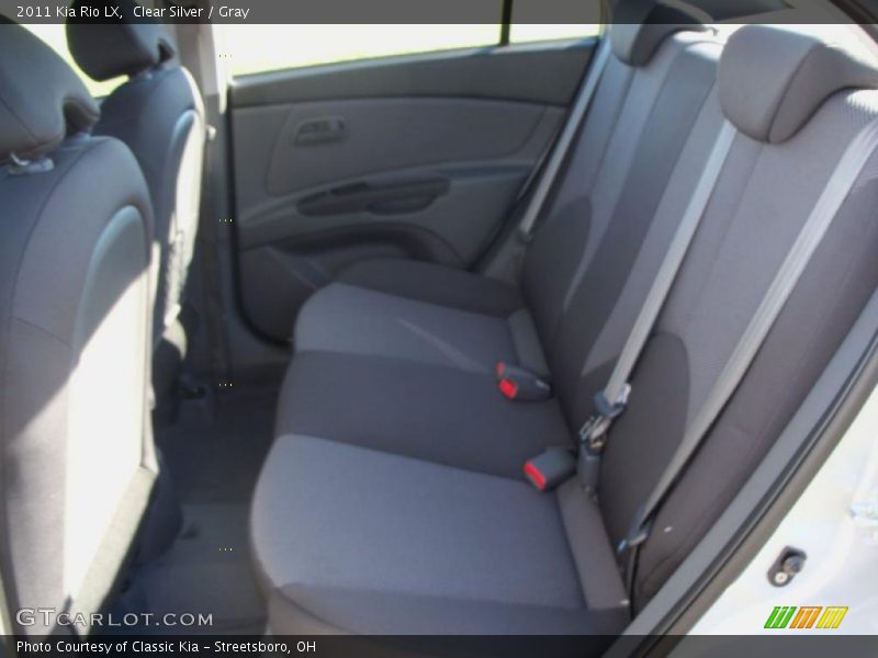 Clear Silver / Gray 2011 Kia Rio LX