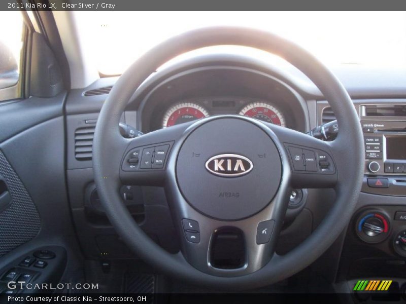 Clear Silver / Gray 2011 Kia Rio LX