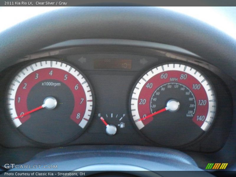 Clear Silver / Gray 2011 Kia Rio LX