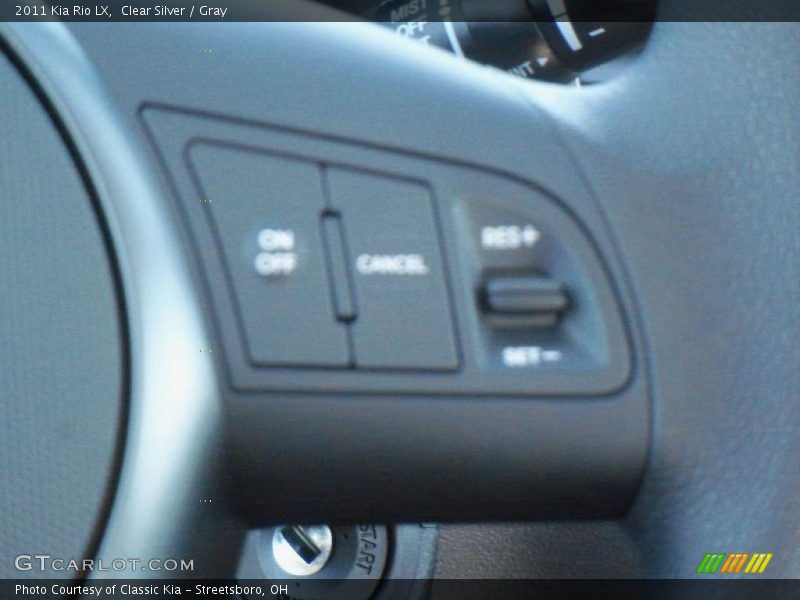 Clear Silver / Gray 2011 Kia Rio LX