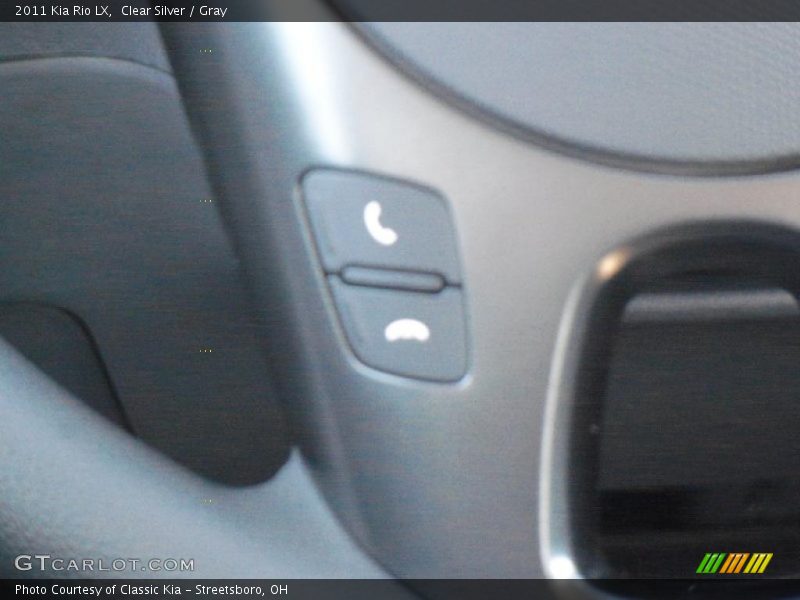 Clear Silver / Gray 2011 Kia Rio LX