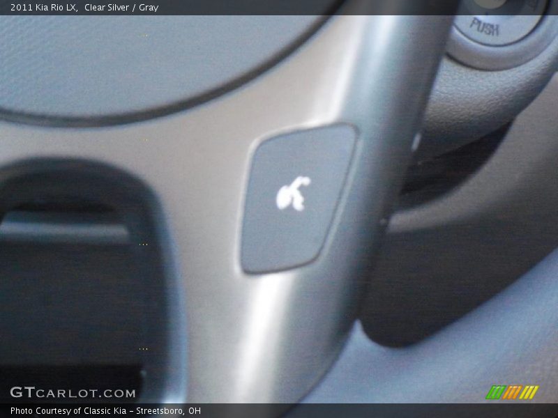 Clear Silver / Gray 2011 Kia Rio LX