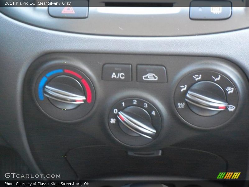 Clear Silver / Gray 2011 Kia Rio LX