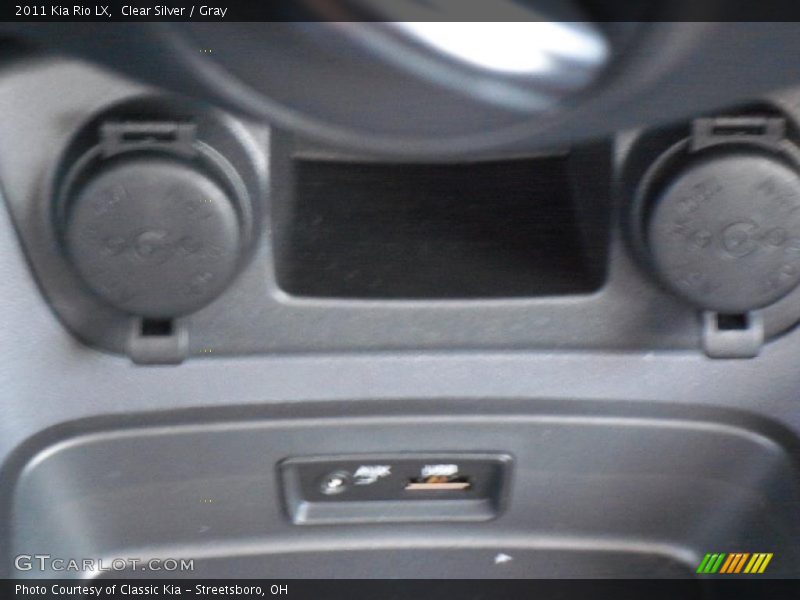 Clear Silver / Gray 2011 Kia Rio LX