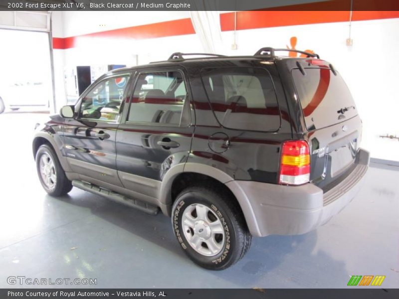 Black Clearcoat / Medium Graphite 2002 Ford Escape XLT V6