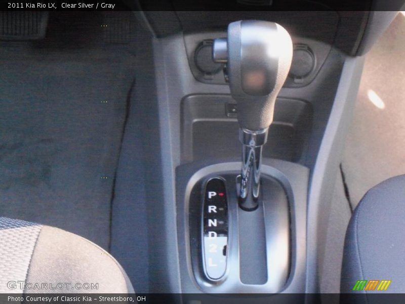 Clear Silver / Gray 2011 Kia Rio LX