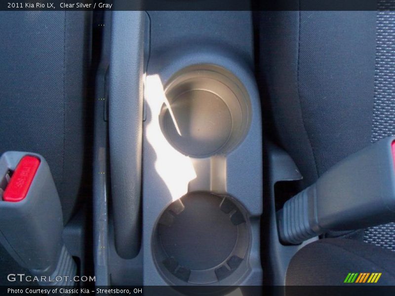 Clear Silver / Gray 2011 Kia Rio LX