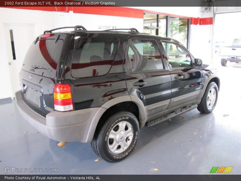Black Clearcoat / Medium Graphite 2002 Ford Escape XLT V6