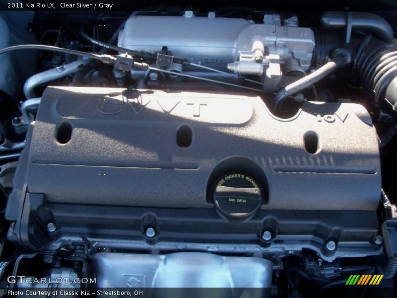 Clear Silver / Gray 2011 Kia Rio LX