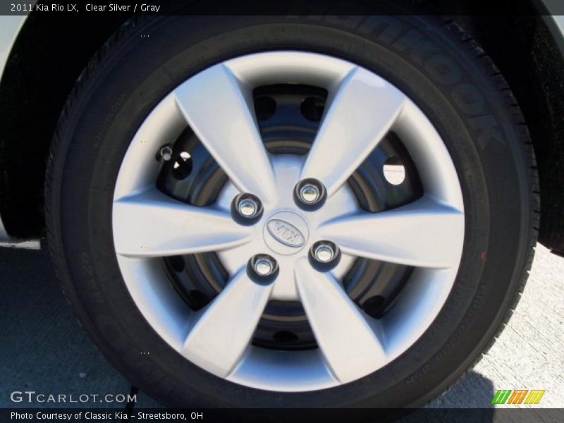 Clear Silver / Gray 2011 Kia Rio LX