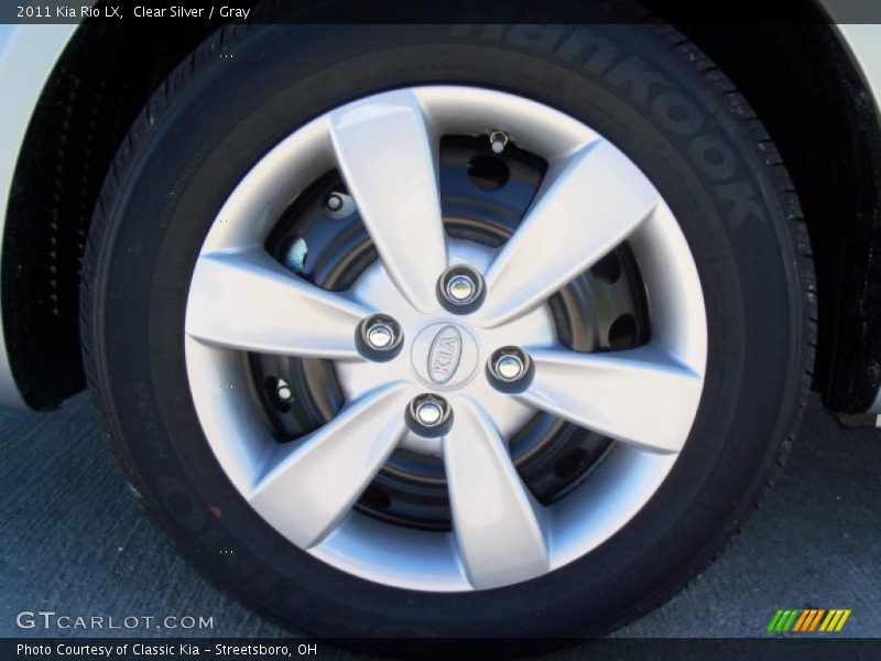 Clear Silver / Gray 2011 Kia Rio LX