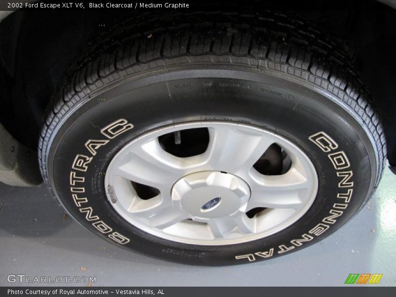 Black Clearcoat / Medium Graphite 2002 Ford Escape XLT V6