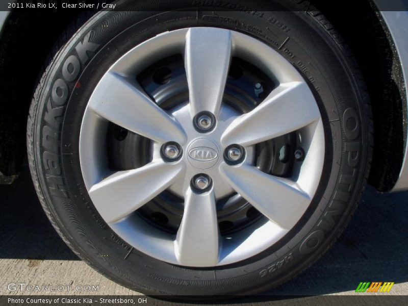 Clear Silver / Gray 2011 Kia Rio LX