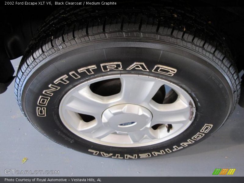 Black Clearcoat / Medium Graphite 2002 Ford Escape XLT V6