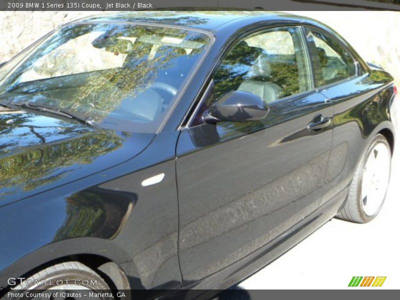 Jet Black / Black 2009 BMW 1 Series 135i Coupe