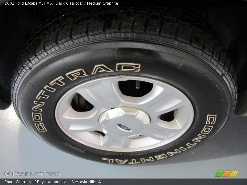 Black Clearcoat / Medium Graphite 2002 Ford Escape XLT V6