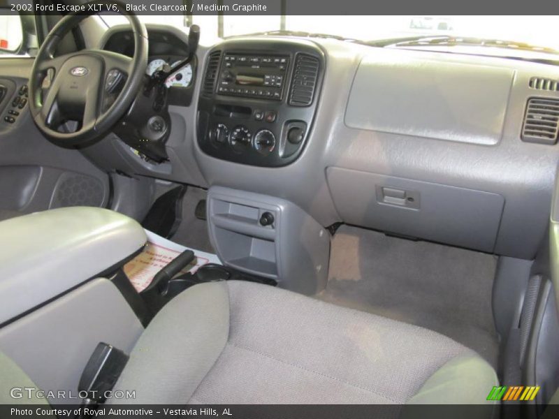 Black Clearcoat / Medium Graphite 2002 Ford Escape XLT V6