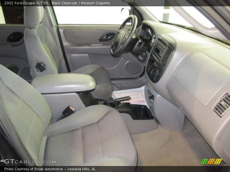 Black Clearcoat / Medium Graphite 2002 Ford Escape XLT V6