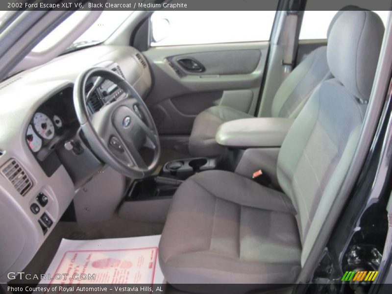 Black Clearcoat / Medium Graphite 2002 Ford Escape XLT V6