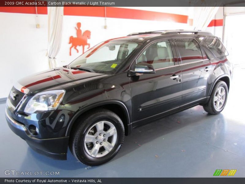 Carbon Black Metallic / Light Titanium 2009 GMC Acadia SLT