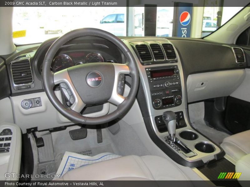 Dashboard of 2009 Acadia SLT