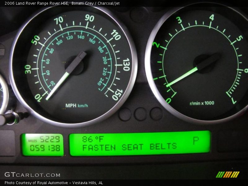 Bonatti Grey / Charcoal/Jet 2006 Land Rover Range Rover HSE