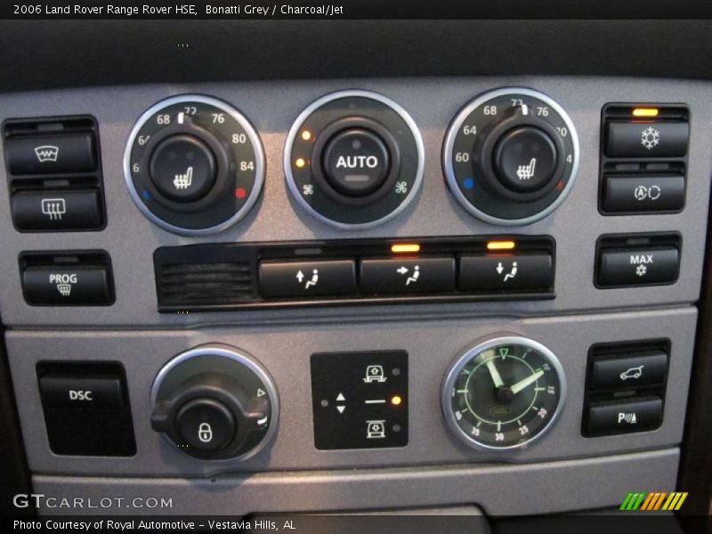 Controls of 2006 Range Rover HSE