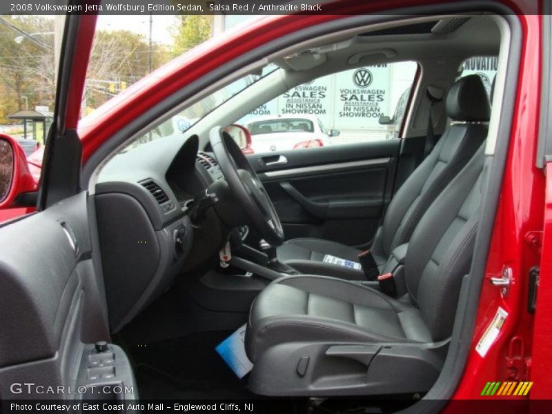 Salsa Red / Anthracite Black 2008 Volkswagen Jetta Wolfsburg Edition Sedan