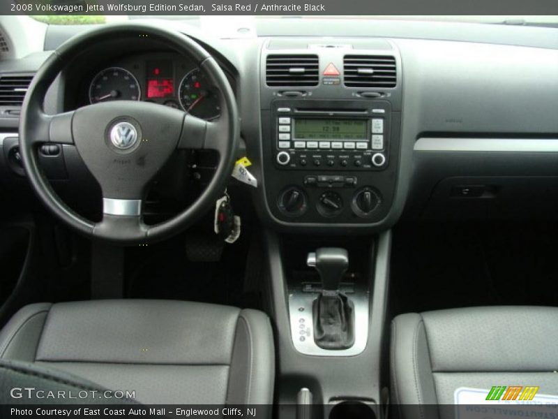 Salsa Red / Anthracite Black 2008 Volkswagen Jetta Wolfsburg Edition Sedan