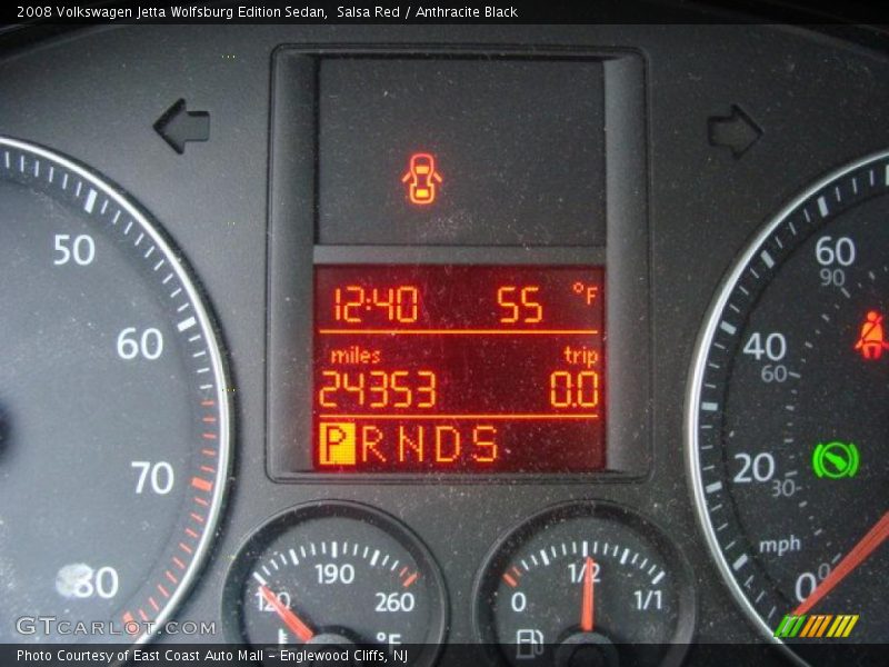 Salsa Red / Anthracite Black 2008 Volkswagen Jetta Wolfsburg Edition Sedan
