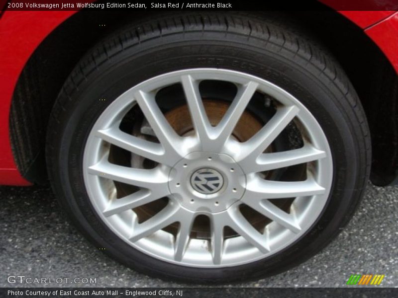 Salsa Red / Anthracite Black 2008 Volkswagen Jetta Wolfsburg Edition Sedan