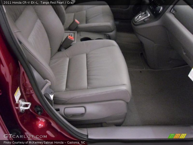 Tango Red Pearl / Gray 2011 Honda CR-V EX-L