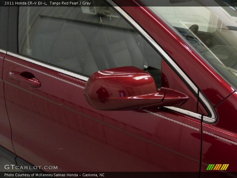 Tango Red Pearl / Gray 2011 Honda CR-V EX-L