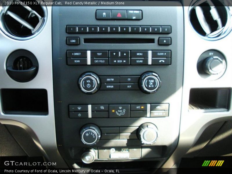 Red Candy Metallic / Medium Stone 2010 Ford F150 XLT Regular Cab