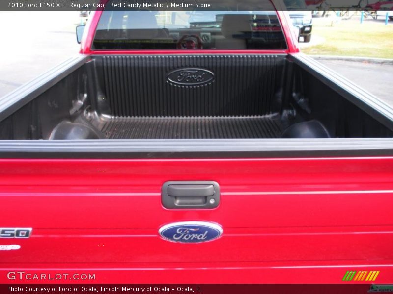 Red Candy Metallic / Medium Stone 2010 Ford F150 XLT Regular Cab