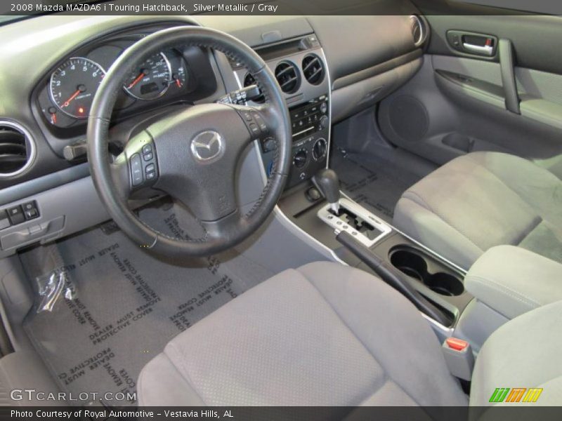 Gray Interior - 2008 MAZDA6 i Touring Hatchback 