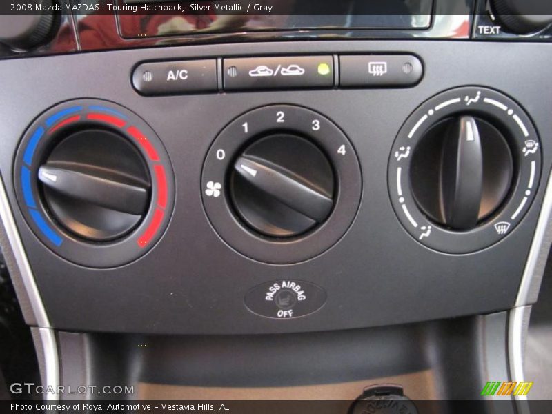 Controls of 2008 MAZDA6 i Touring Hatchback